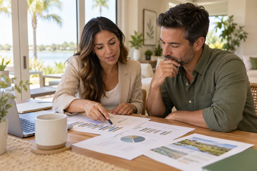Escena relacionada con Análisis de mercado y estrategia de valor inmobiliario en Orlando y Florida Central